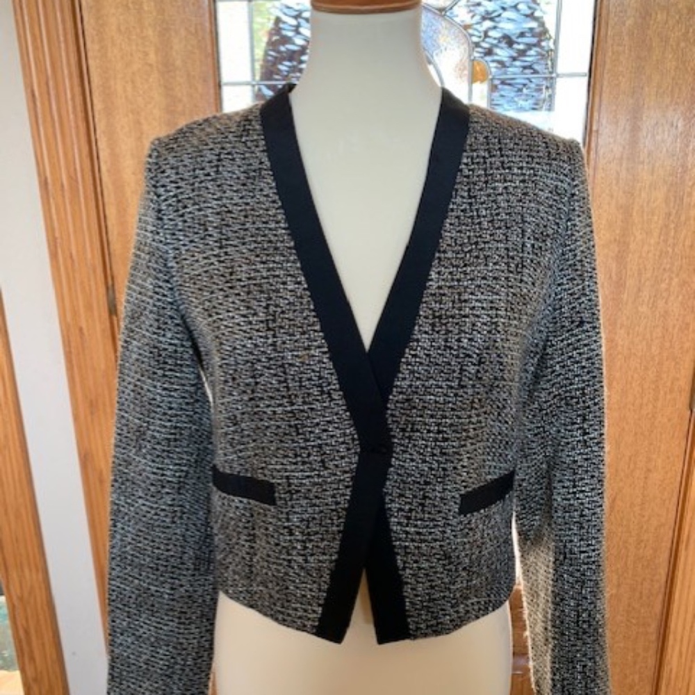 Dana Buchman Cropped Tweed Jacket Sz. S